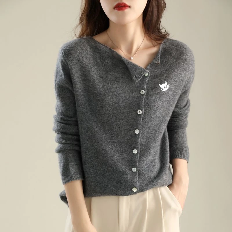 

J.Lindeberg 2023 Women's Golf Wear New Spring Autumn Golf Sweater Knitted Style Overlay Jacket Golf Clothing High Quality Women
