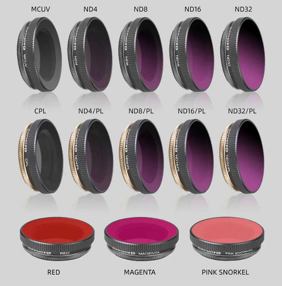 

Diving Filter Set CPL Polar Filter For DJI OSMO Action ND4 ND8 ND16 ND32 UV Lens Filter Camera Lens Accessories