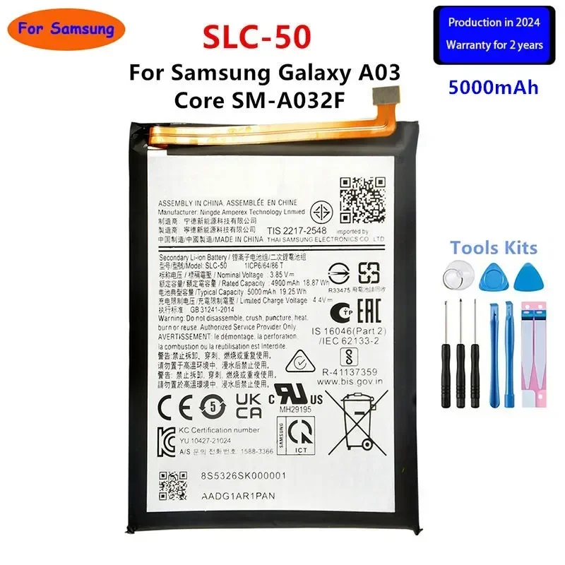 Совершенно новый аккумулятор для Samsung Galaxy A01 A03 Core SM-A032F A3 SM-A013F SM-A013D SM-A013G SM-A013M