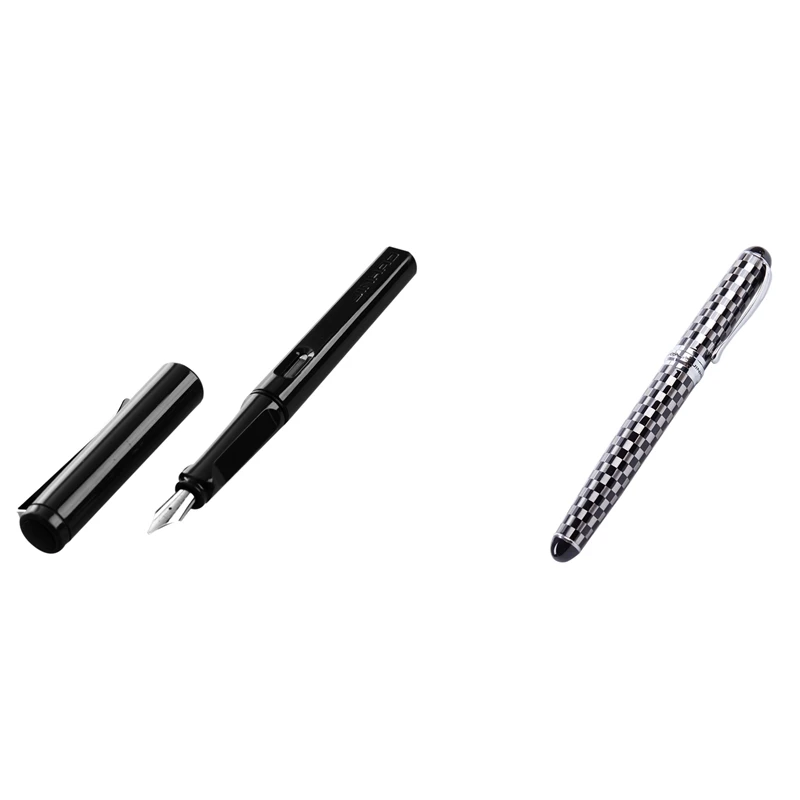 

JINHAO 2 шт. 599 Студенческая модная перьевая ручка с X750 Шахматная ручка