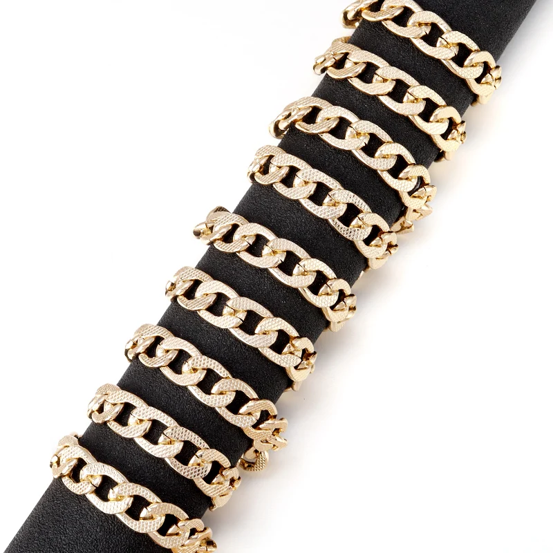 5 ярдов/рулон алюминиевые сетчатые звенья для сумок и кошельков 15x10x2 2 мм