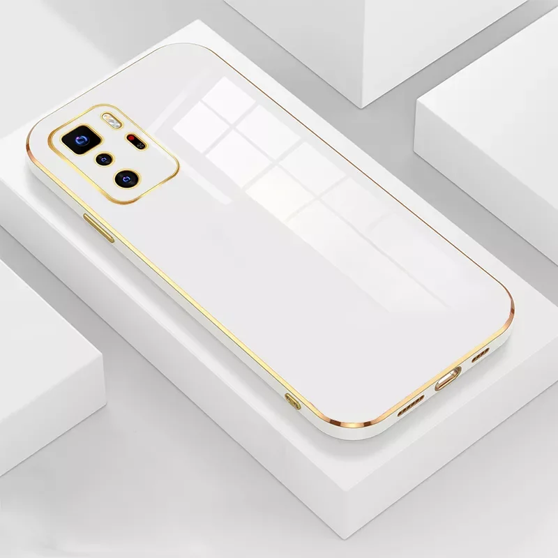 

Square Plating Phone For Xiaomi Redmi Note 10 Pro 9 Max 8 Pro 9T 9A 11 pro 11T note 10S Cover Cases Silicone
