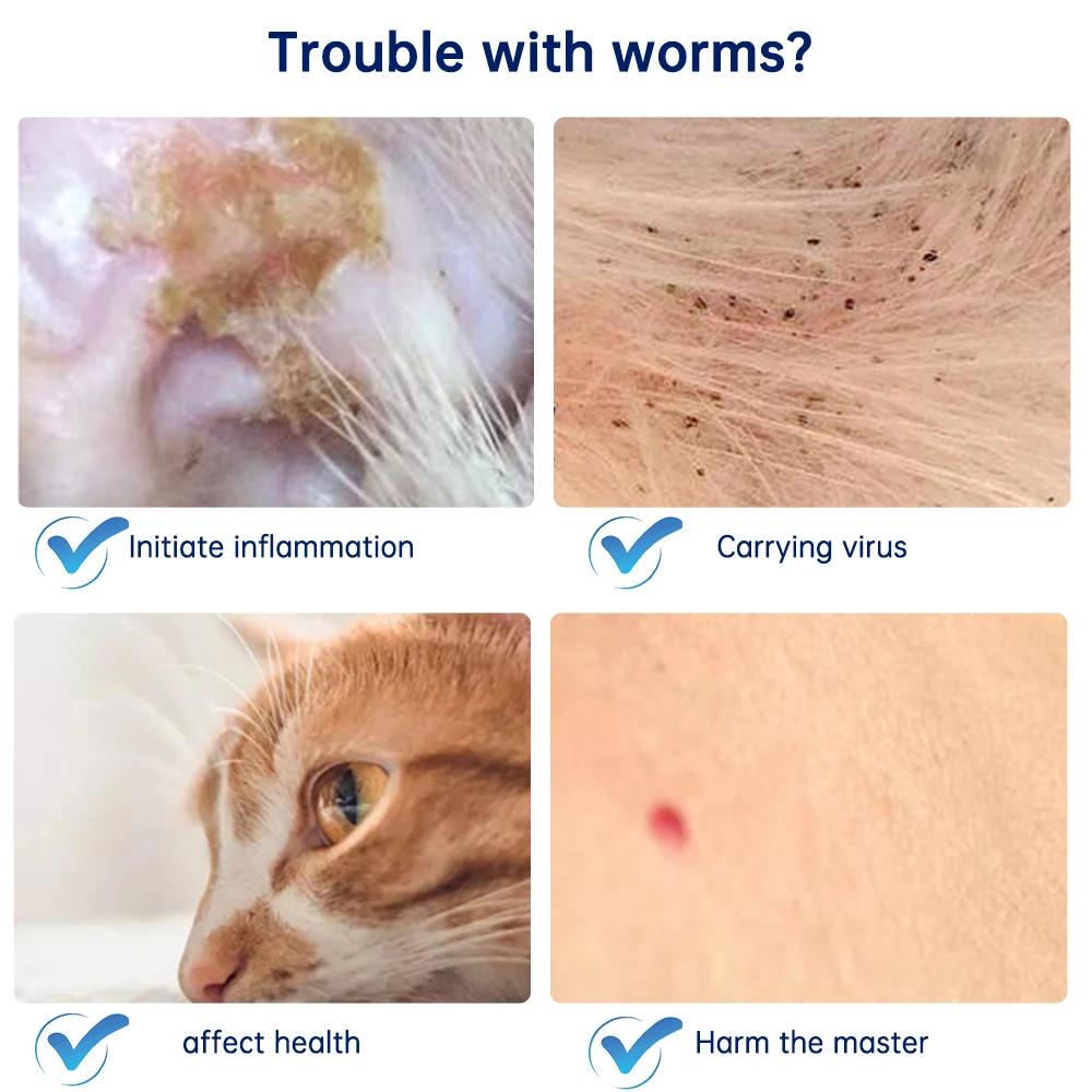 Регулируемый ошейник от комаров и блох для собак кошек до 8 месяцев насекомых |