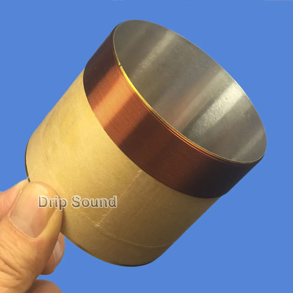 

2pcs 75.5mm 75.5 Core 8ohm Bass Voice Coil ASV White Aluminium Woofer Sound Drive Speaker Repair Parts