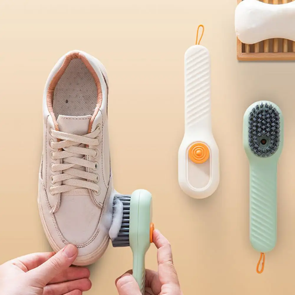 

Shoe Brush Automatic Liquid Discharge Deep Cleaning Soft Bristles Household Laundry Cleaning Brush for Daily Use