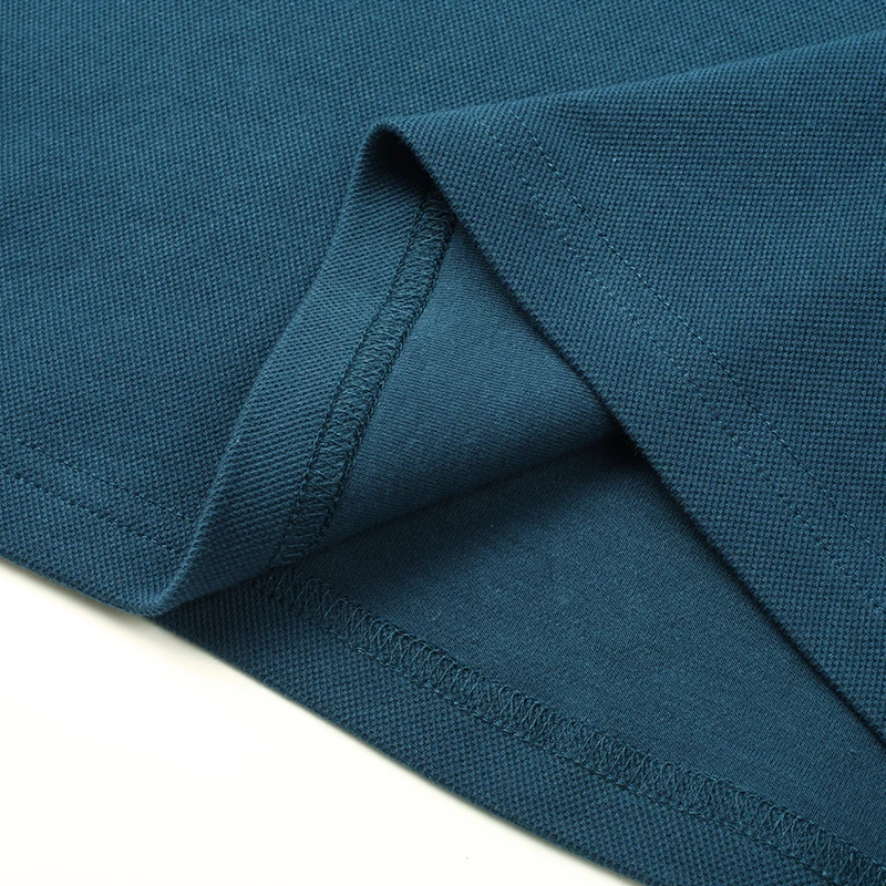 Hengyuanxiang 00% Cotton Long sleeves Shirt Winter Fleece-lined Thickened Middle-Aged Men Lead Polo Warm Top