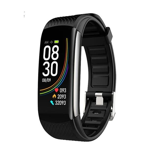 

C6T Smart Bracelet Watches Body Temperature Wristband IP67 Waterproof Sleep Monitor Fitness Health Tracker Bluetooths Smartband