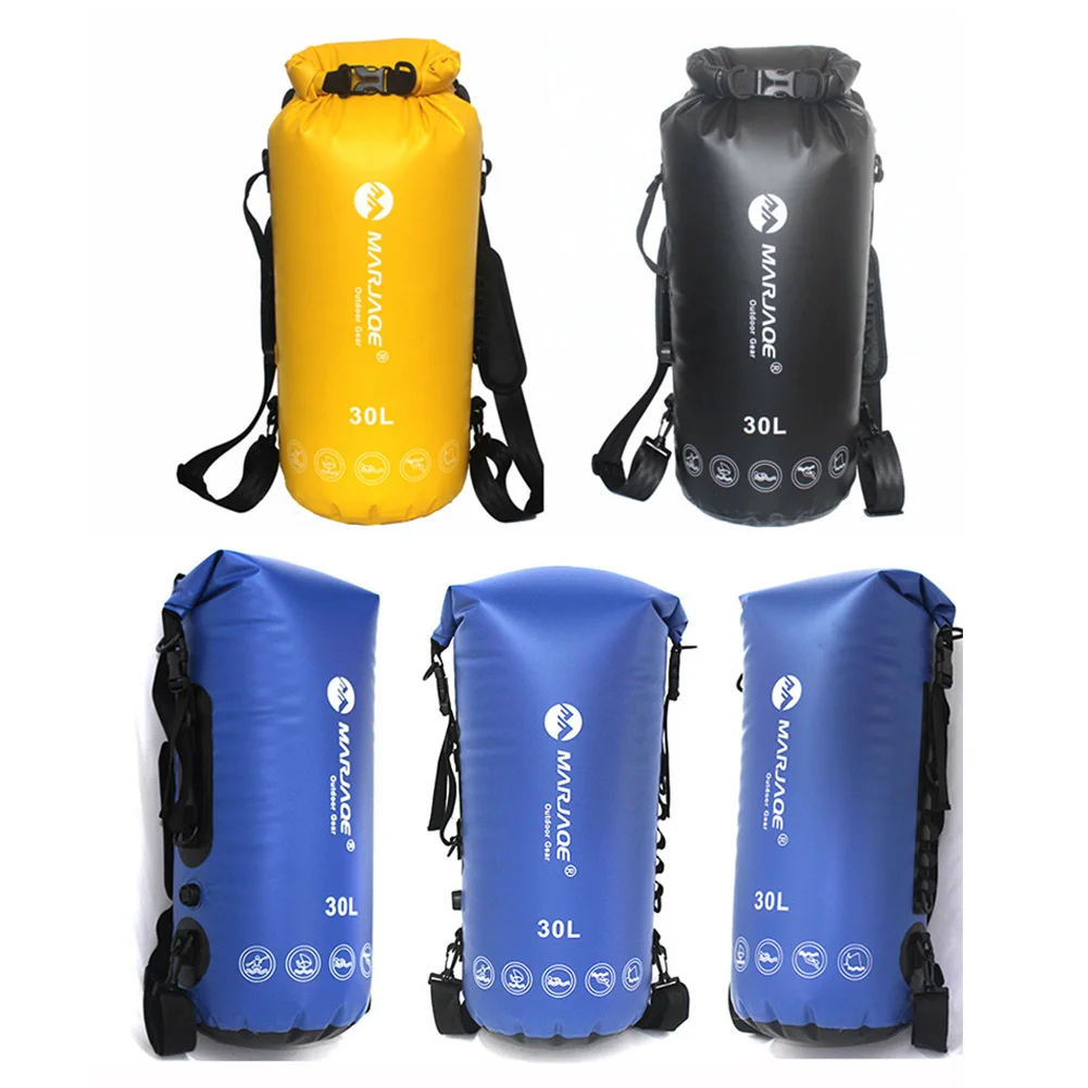 

PVC 30L Waterproof Double Handbag Outdoor Waterproof Bags Swimming Floating Drying Bag For Rafting Boating Kayaking Diving