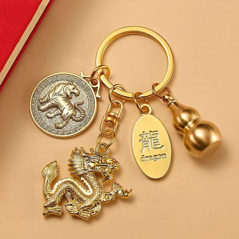 

12 знаков зодиака Будда китайские традиционные технические автомобильные подвесные украшения династия монеты пяти императоров циннабар Тыква