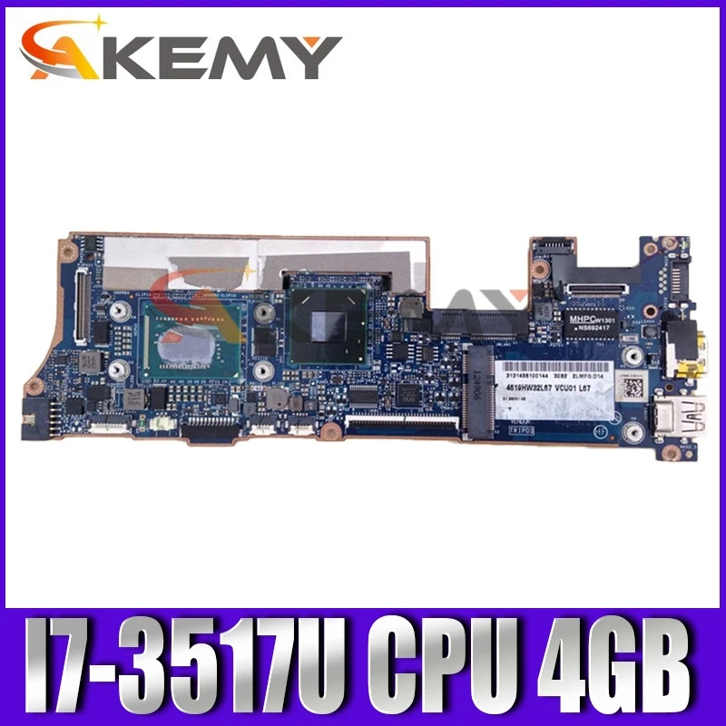 

Высокое качество для HP ENVY SPECTREXT 13-2000 материнская плата 689958-001 QCU00 LA-8554P с процессором SR0N6 I7-3517U 4 ГБ 100% хорошо работает