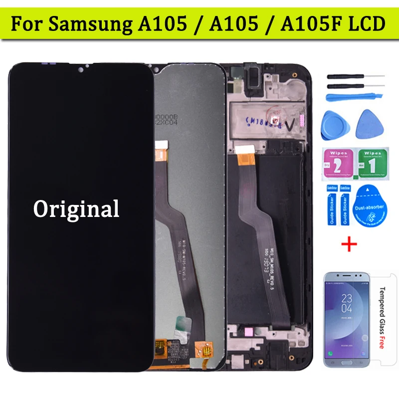 

Original For Samsung Galaxy A10 A105 LCD Display With Touch Screen Digitizer Assembly A105/DS A105F A105FD A105A LCD Screen