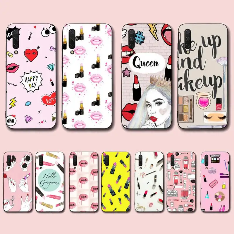 

Disgusting lipstick Phone Case for Xiaomi mi 5 6 8 9 10 lite pro SE Mix 2s 3 F1 Max2 3