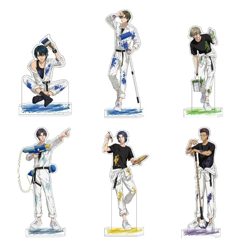 

Japan Hot Anime New Prince Of Tennis Figures Echizen Ryoma Tezuka Kunimitsu Acrylic Stands Model Desk Decor Toy Christmas Gift