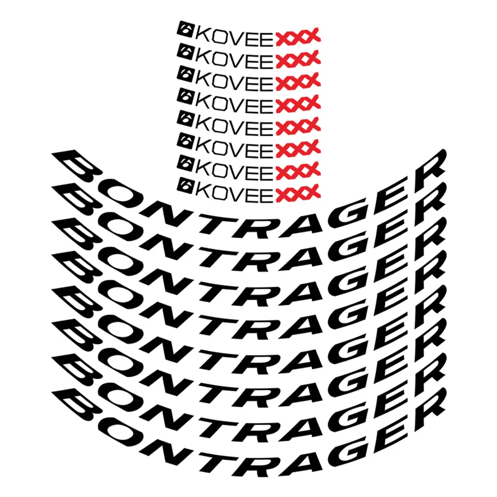 

27.5er 29er Hammer brother Bontrager Kovee XXX mountain wheel group sticker bicycle rim sticker discoloration sticker