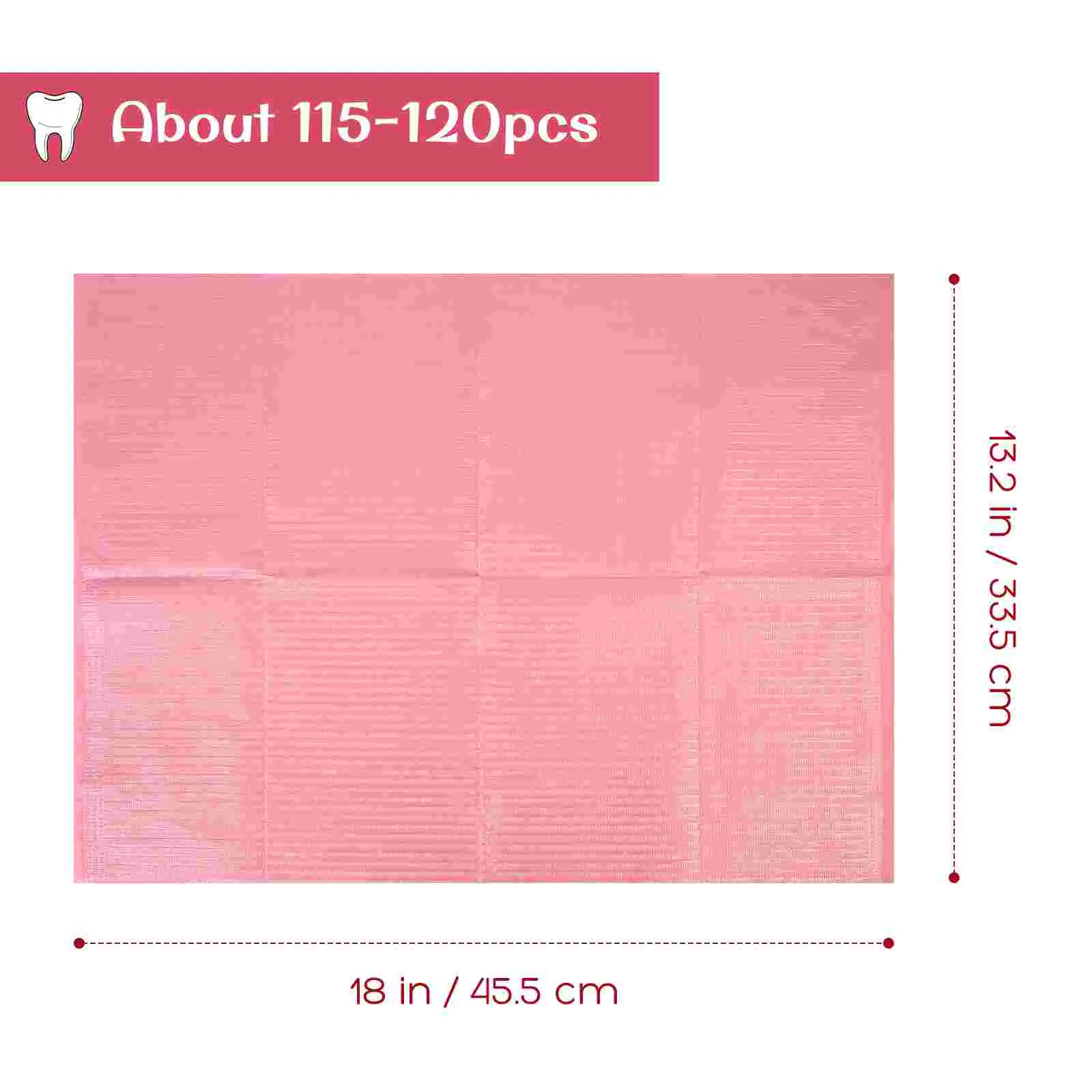 Нагрудник стоматологическая водонепроницаемая бумага для ухода чистящий слой 3