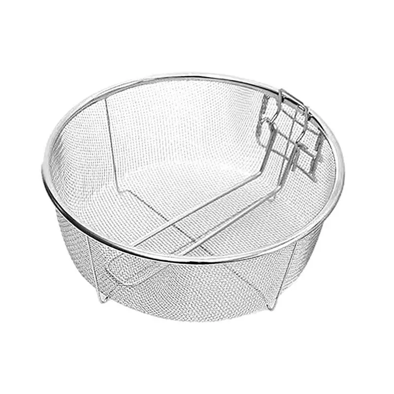 Basket Chip Culinary Drain Foldable Basket Rust-resistant Co