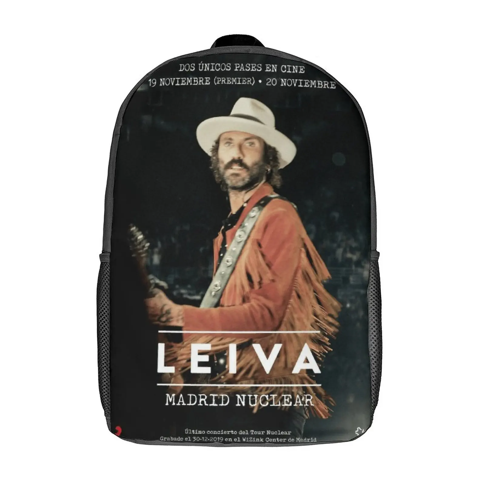 

Leivas, Madrid Nuclear (2020) 17 Inch Shoulder Backpack Vintage Schools Graphic Cool Lasting Cosy Field Pack
