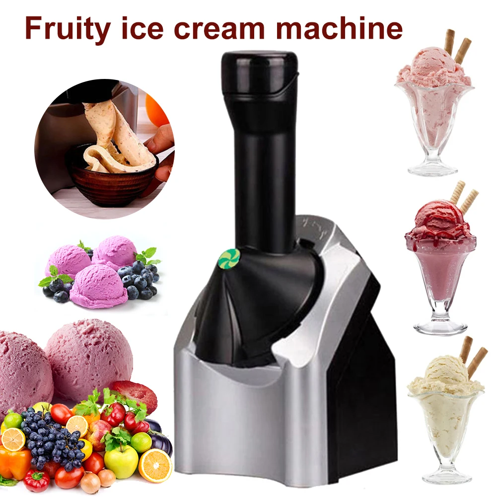 

UK/EU/US/AU Ice Cream Machine Household Automatic Fruit Ice Cream Maker Frozen Fruit Dessert Milkshake Machine Ice Cream Tools