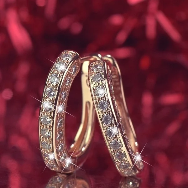 1 Pair Magnetic Slimming Earrings Earring Weight Loss Cubic Zirconia Therapy Chakra Burning Fat Healt | Украшения и аксессуары