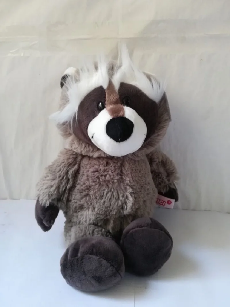 

About 32cm Gray Raccoon Plush Toy Soft Doll Kids Toy Xmas Gift s2079
