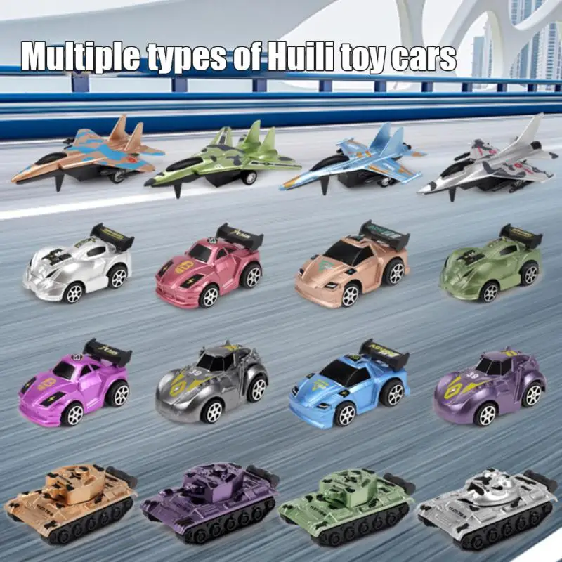

Birthday Gift Toy Tank No Battery Required Mini Car Models Children Toy Plastic Resistant Falling Aircraft Model Pull Back Toy