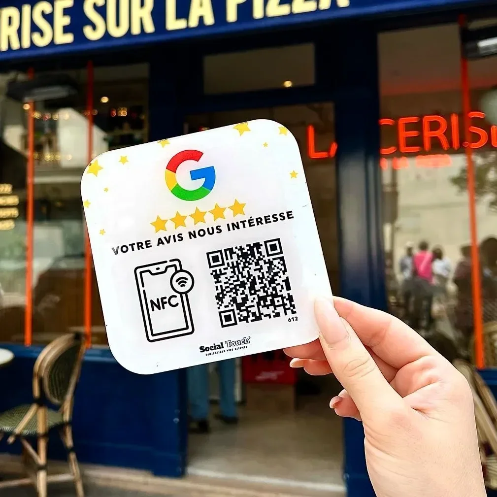 NFC Знак обзора Google касание или сканирования Код обратной связи Business Один