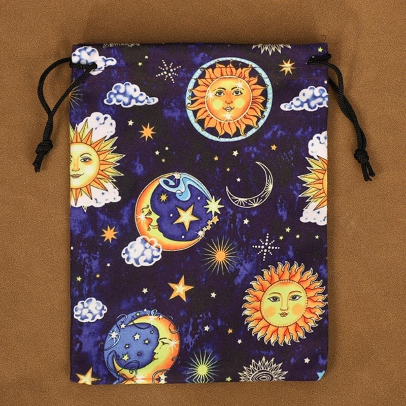 Сумка-кулиска для бижутерии миниатюрная фланелевая Сумочка хранения тарелок и