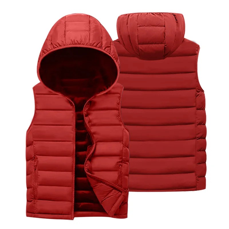 Autumn winter 2022 waistcoat men's coat Korean version trend sleeveless thermal vest vest winter down cotton