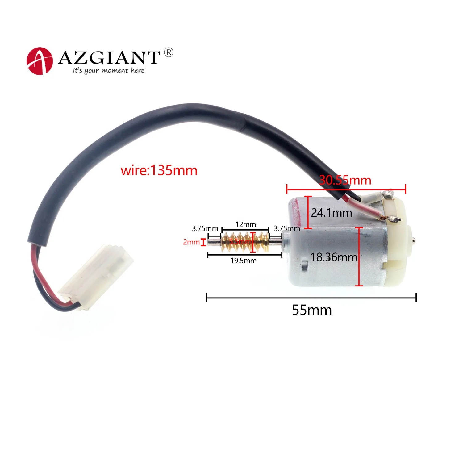 Автомобильный двигатель для зеркала заднего вида, 12 В постоянного тока, карбоновая щетка 280 для Volkswagen VW FC280SA-16200 Автомобильный двигатель для зеркала заднего вида, 12 В постоянного тока, карбоновая щетка 280 для Volkswagen VW FC280SA-16200