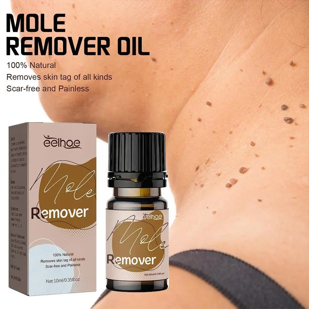 

EELHOE 10ml Powerful Wart Remover Oil Ast Removal Mole Wart Foot Anti Treatment Corn Skin Care Genital Kit Wart Bacteriosta G8I9