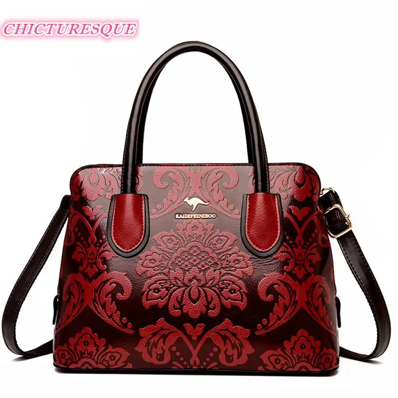 

2022 Flower Pattern Luxury Designer Handbags Purses Ladies Shoulder Crossbody Messenger Bag Women Large Capacity Tote Sac A Main