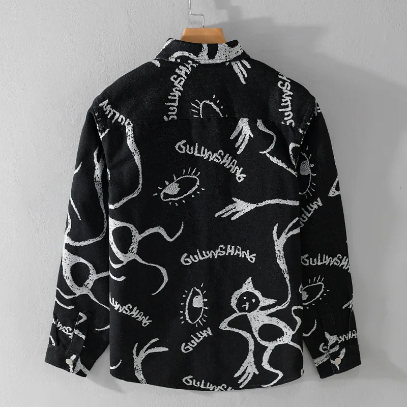 Осень-зима 9872 модные черные джинсовые куртки в стиле Харадзюку новинка 2023