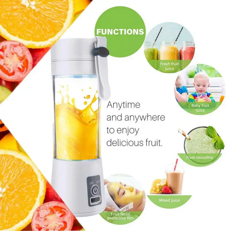 

Newest Mini Fruit Juice Mixer Electric With Usb Rechargeable Milkshake Cup Fruit Extractors Portable Mini Usb Juice Cup 2023