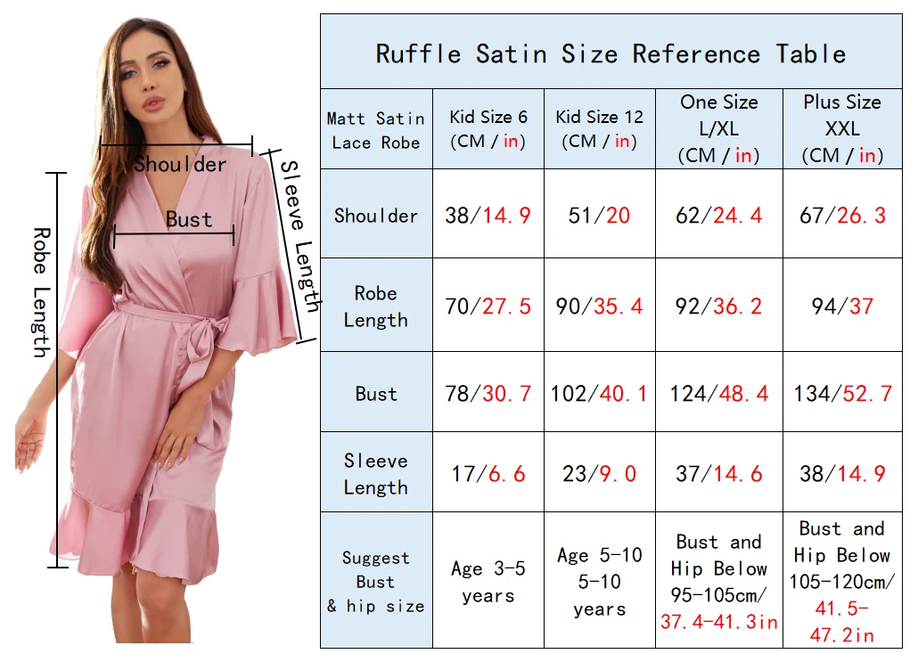 Satin Robe Bride Bridesmaid Robes Ruffled Robe Custom Wedding Robe Bridal Robes Silk Robes for Women Bathrobe Gray Blue