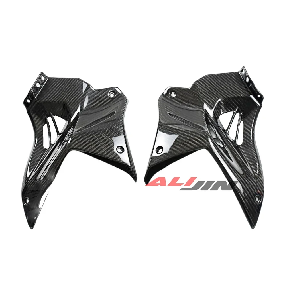 Настоящее сухое углеродное волокно для KAWASAKI NINJA H2 H2R 2014-2023 передняя боковая крышка