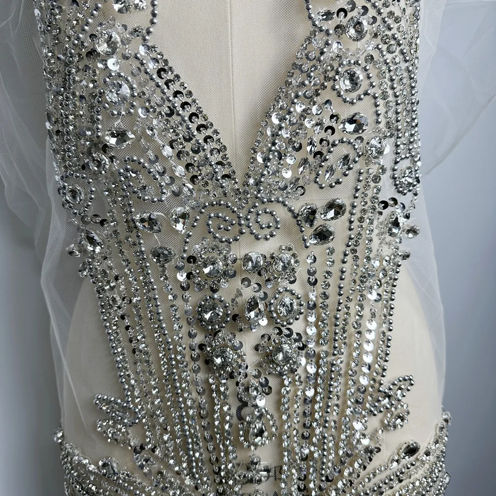 Нашивки с искусственными камнями для пошива ywleiao