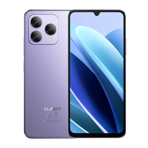 Смартфон Cubot Android 15 A40, 12 ГБ ОЗУ + 256 ГБ ПЗУ, экран 6,88 дюйма, 120 Гц, фотоядер, камера 48 МП, аккумулятор емкостью 5100 мАч, NFC, Face ID