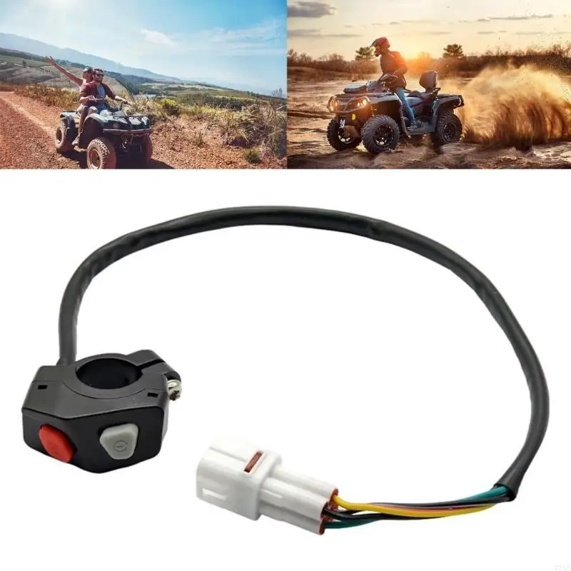 

Водонепроницаемый мотоцикл кнопка запуска кнопки Abs Handlebar для велосипедных Ridings 72xb