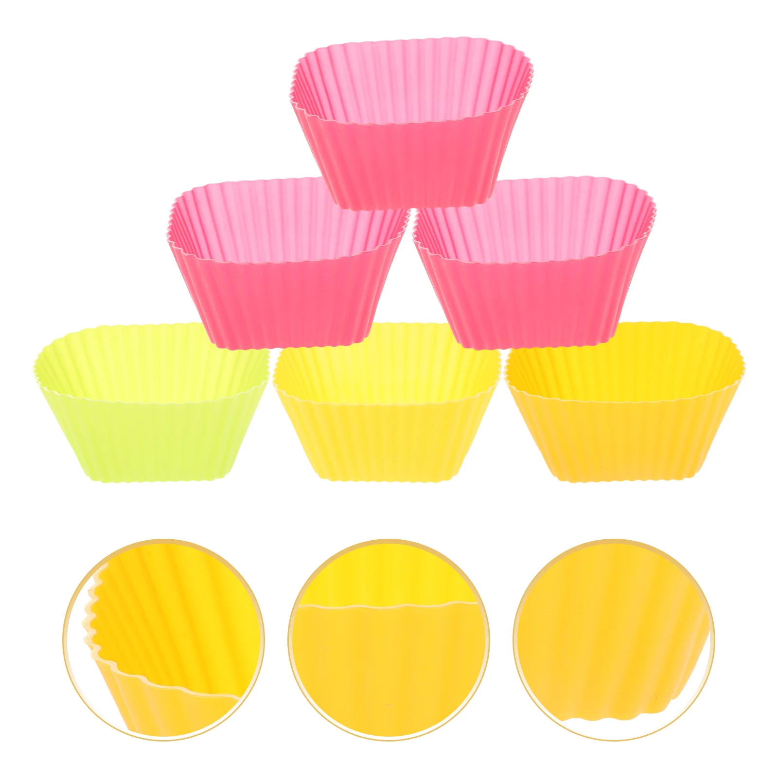 

Cups Baking Silicone Muffin Cupcake Liners Reusable Square Molds Rubber Cup Wrapper Pans Non Kitchen Stick Mold Cake Nonstick
