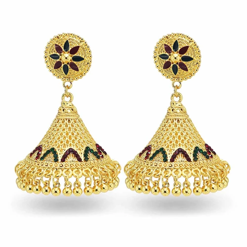 

2022 New Boho Drop Earrings Personality Gold Hat Earrings Women's Round Fringe Stud Earrings Party Jewelry Gifts