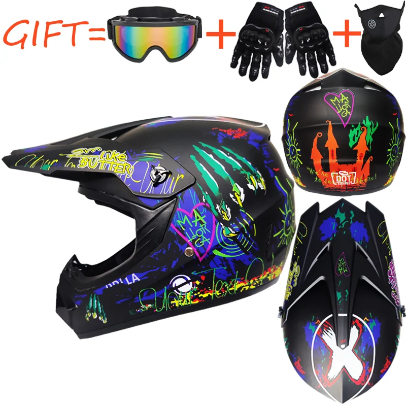 Защитный мотоциклетный шлем защитный для мотокросса | Автомобили и мотоциклы