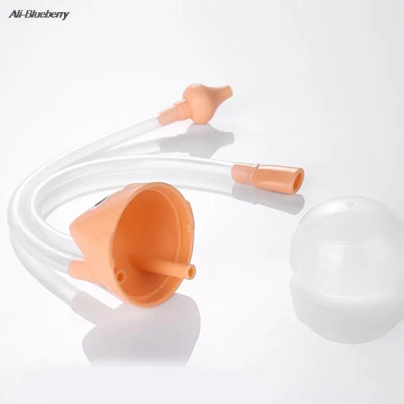 Silicone Baby Nose Cleaning Baby Nasal Aspirator Washing Nose Care Preventing Backflow Aspirator Mouth Suction Nasal Aspirator images - 5