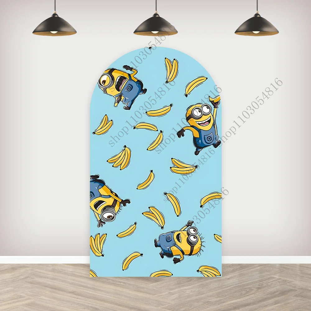 MINISO Миньоновая арка фото фон арочная стена для детей милая тема день рождения