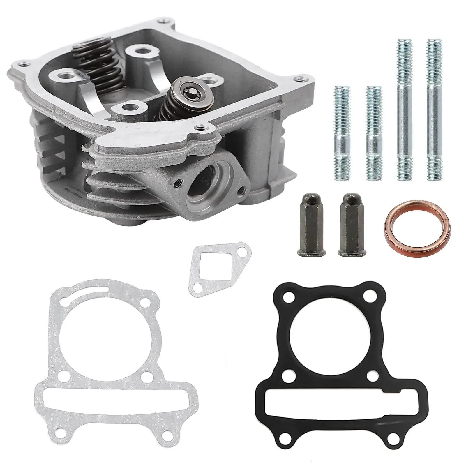 Фото Головка цилиндра для китайских двигателей GY6 50CC-100CC 139QMA 139QMB №2