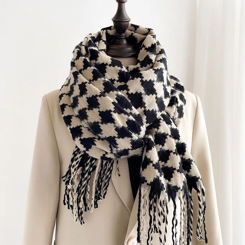 

Шарф зимние шарфы для женщин Роскошные шали и палантины из твида хиджаб дизайнерский шарф твили головная повязка для женщин зимний шарф