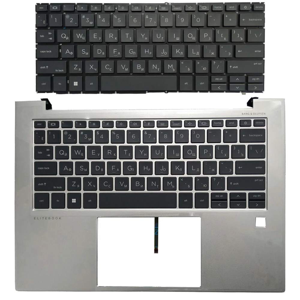 

Новая русская клавиатура с подсветкой для HP ELITEBOOK 840 G9 845 G9 с подставкой для рук