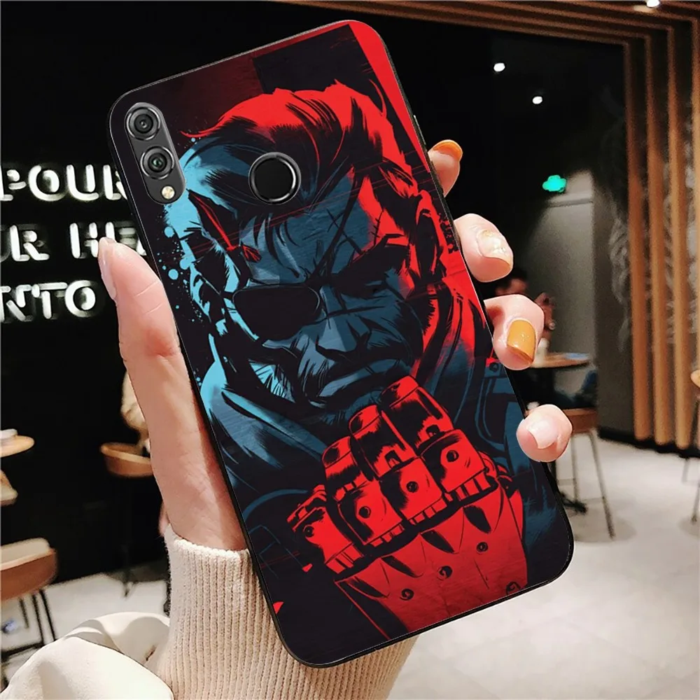 M-Metal Gear S-Solid Game Phone Case For Huawei Honor 10 Lite 9 20 7A 9X 30 50 60 70 Pro Plus Soft Silicone Cover