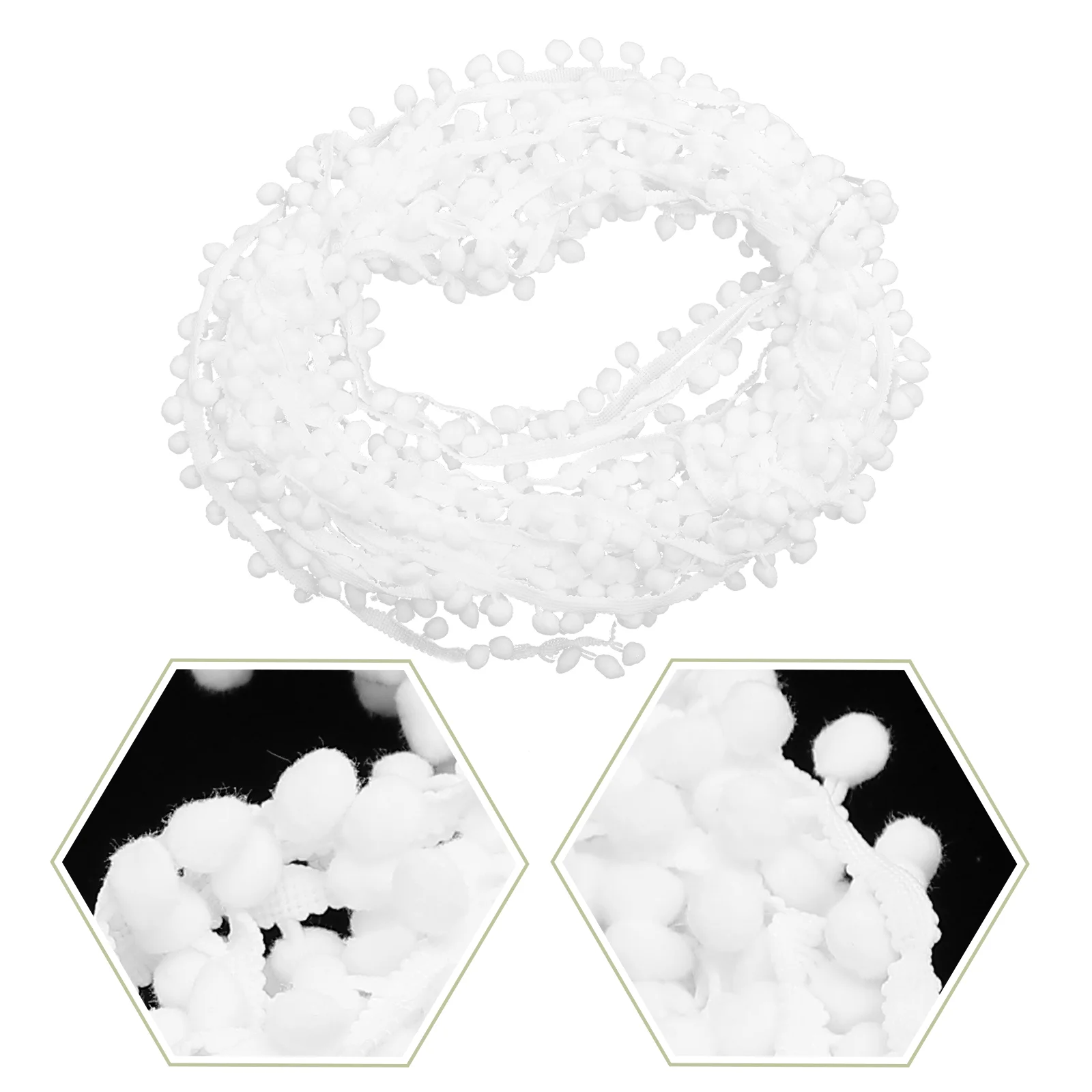 

Pom Trim Fringesewing Ribbon Diy Trims Lace Clothing Accessoriespompom Ribbons Tassel Sew Accessory Craftscurtain Embellishments