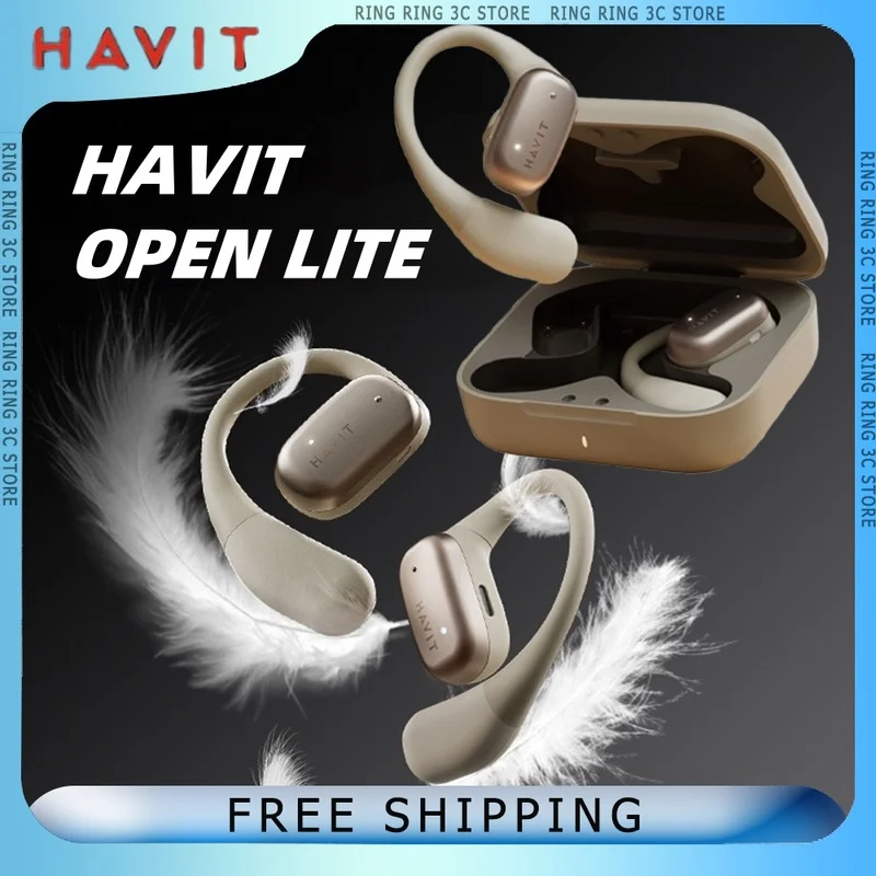 HAVIT OPEN LITE Беспроводные Bluetooth наушники с шумоподавлением 360-панорамные виртуальные
