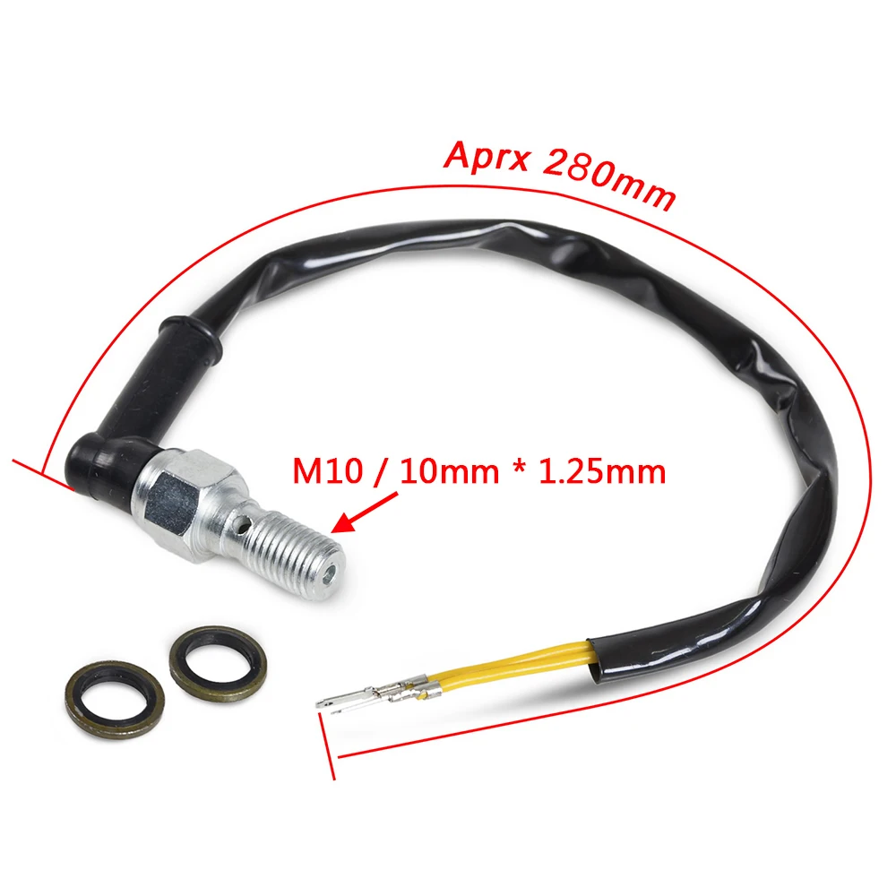 

Гидравлический стоп светильник для мотоцикла, выключатель Banjo Bolt 10 мм x 1,00 10 мм x 1,25 для KTM 640 690 Duke 950 990 Advanture/SM ADV